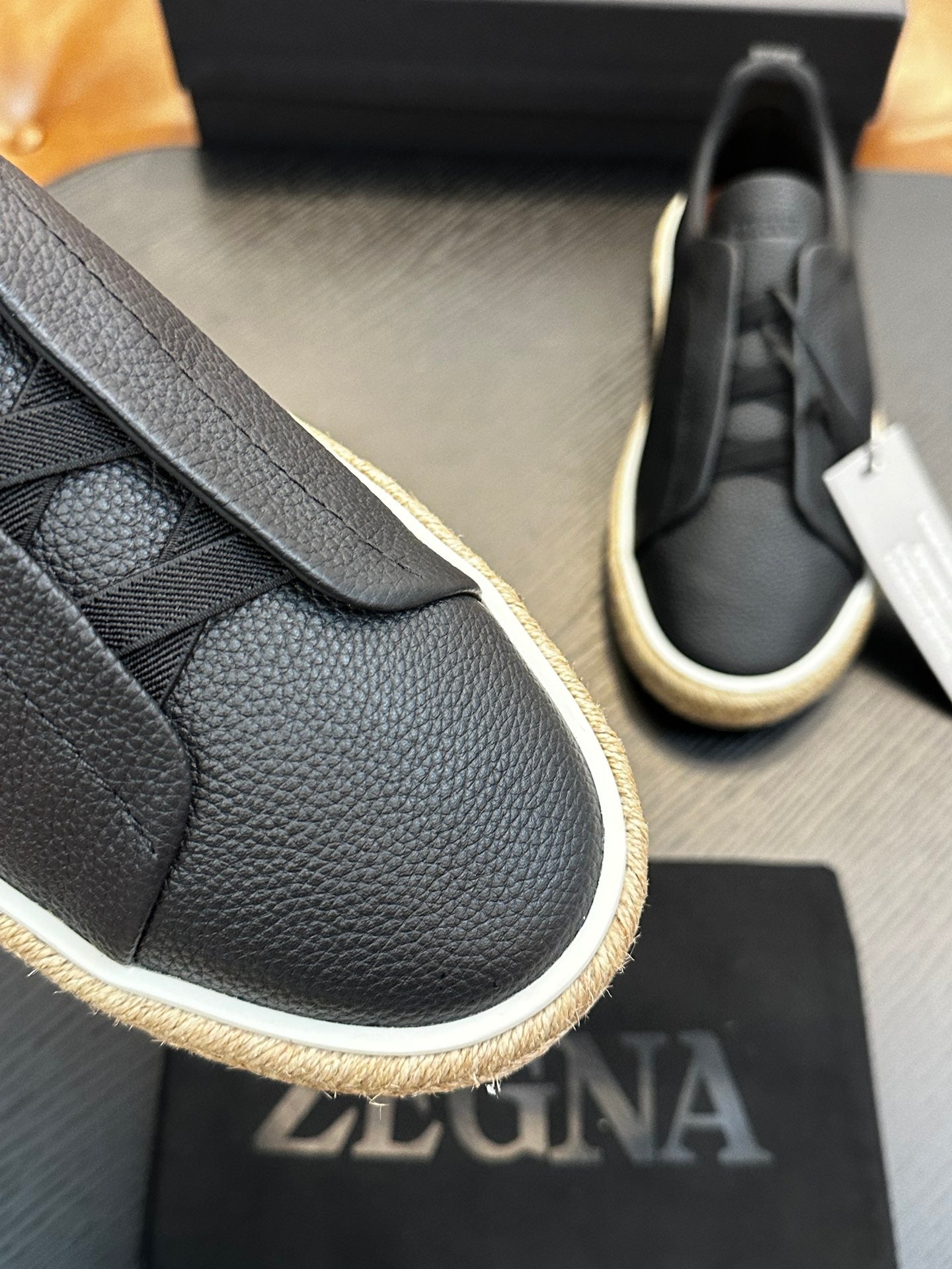 Ermenegildo Zegna Triple Stitch Low-Top Sneakers