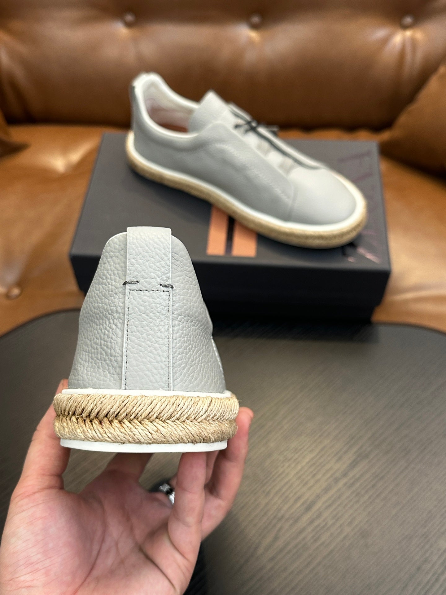 Ermenegildo Zegna Triple Stitch Low-Top Sneakers