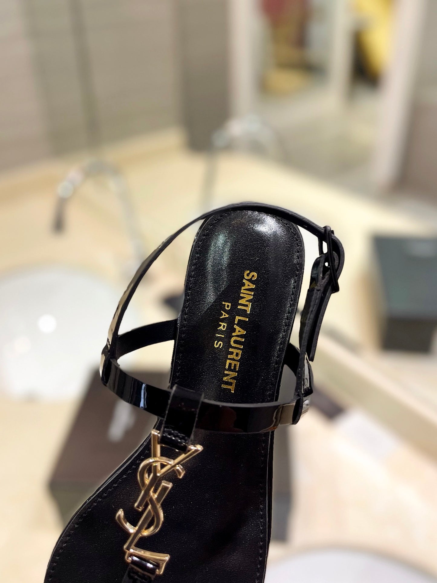 Saint Laurent Beautiful Siren Flat Sandals