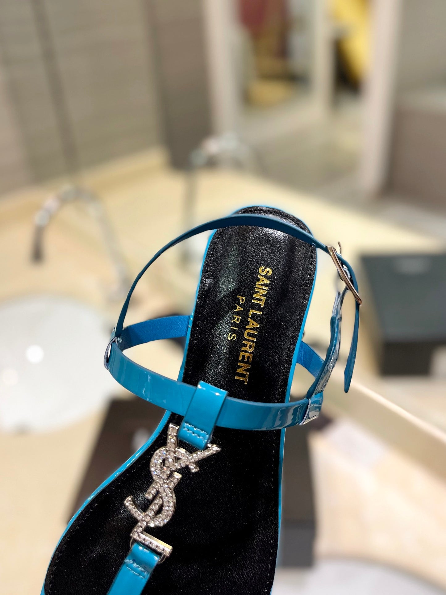 Saint Laurent Beautiful Siren Flat Sandals