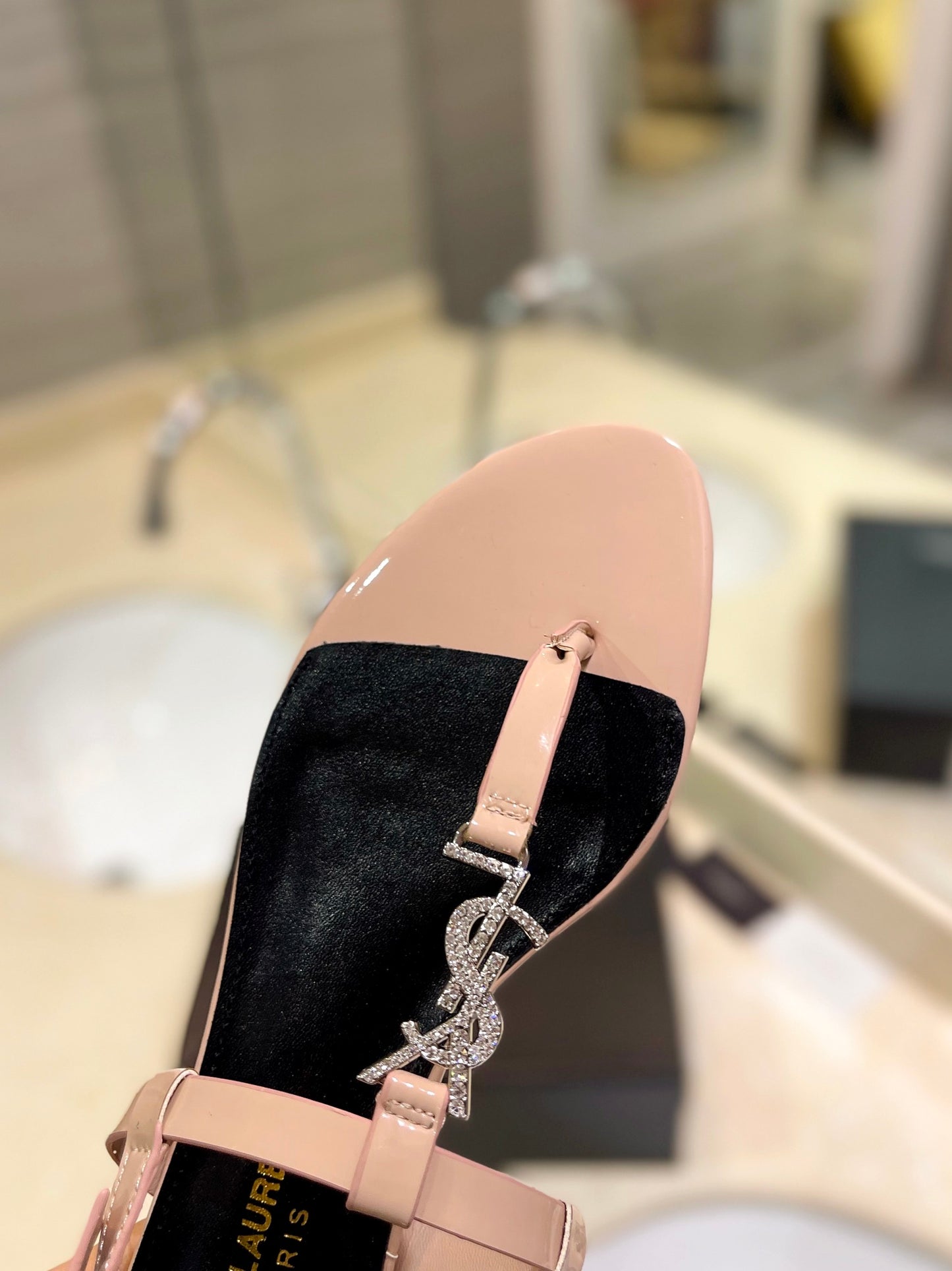 Saint Laurent Beautiful Siren Flat Sandals