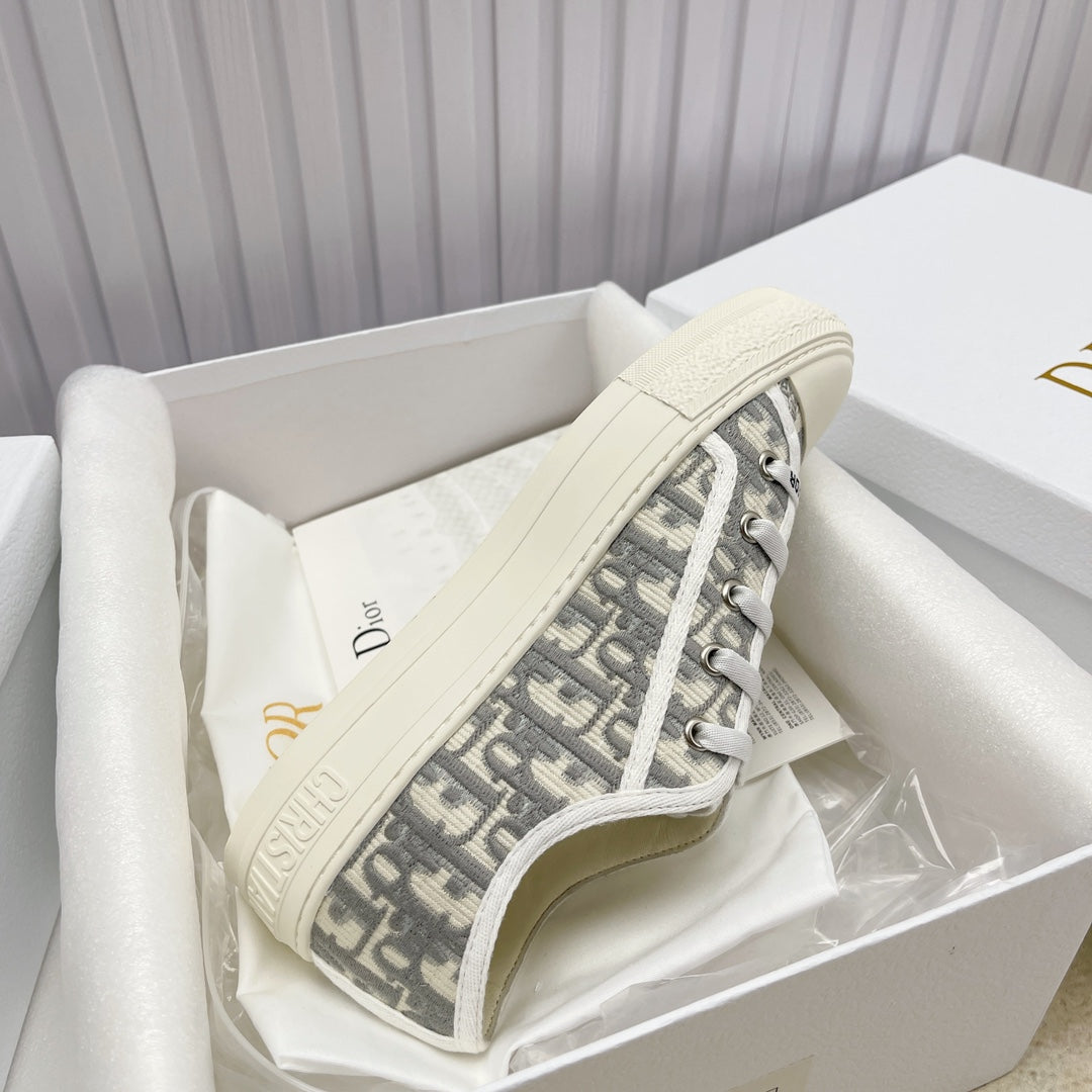 Dior Embroidered Flat Sport Sneakers