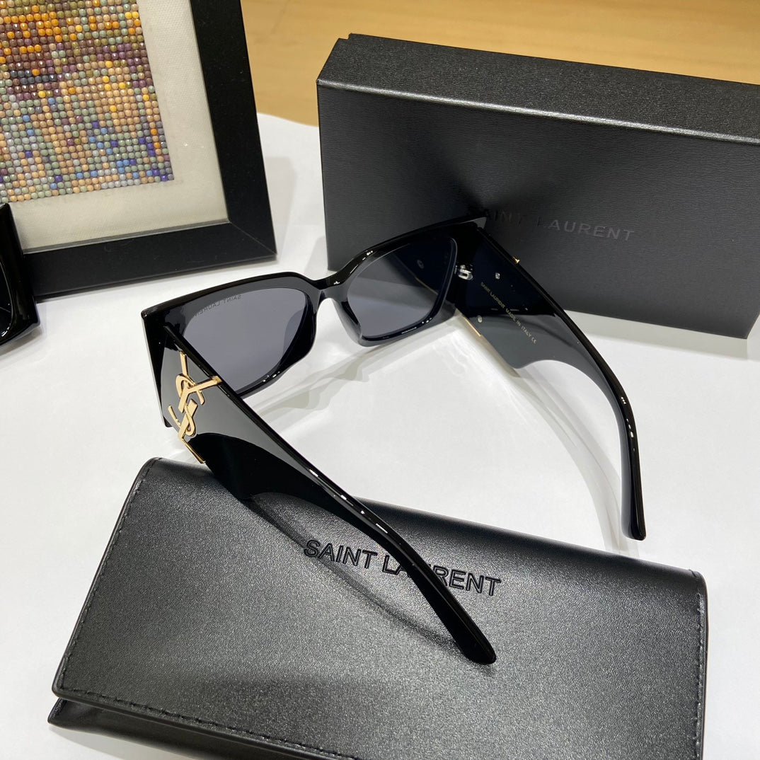 Saint Laurent Large Logo Sunglasses