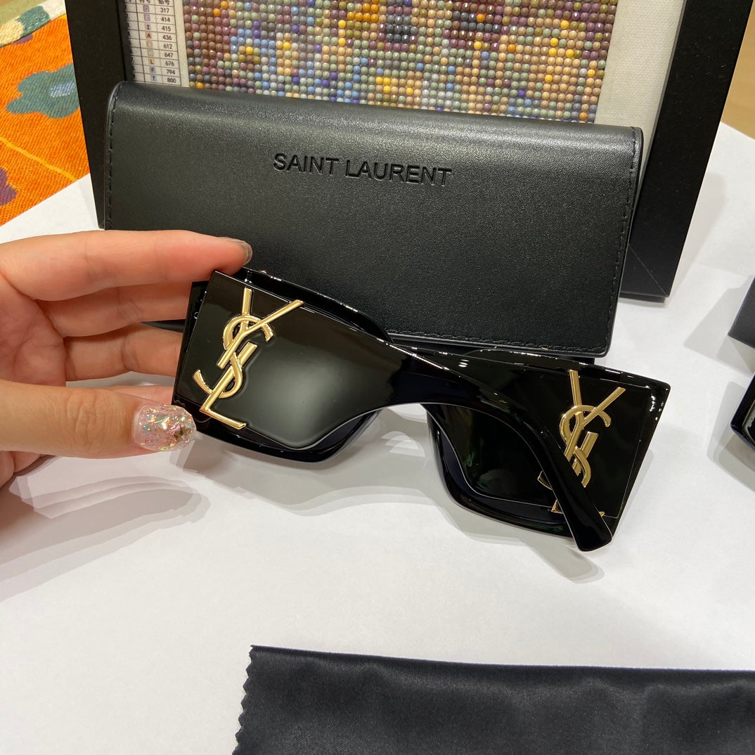 Saint Laurent Large Logo Sunglasses