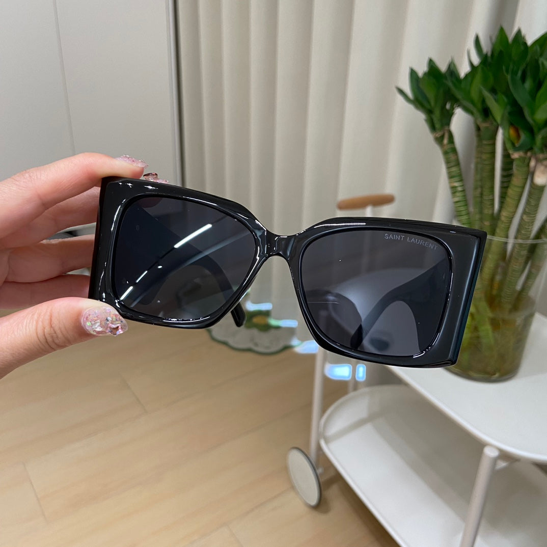 Saint Laurent Large Logo Sunglasses