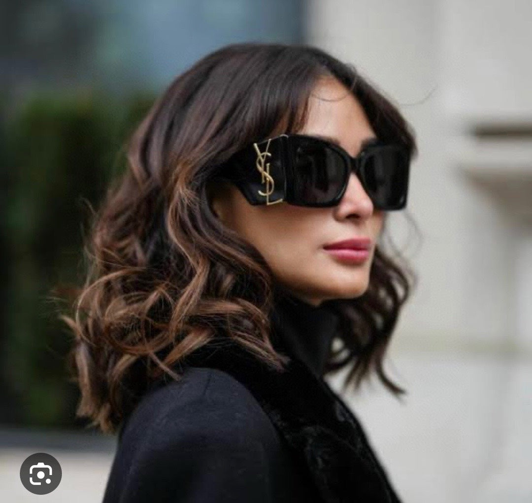 Saint Laurent Large Logo Sunglasses