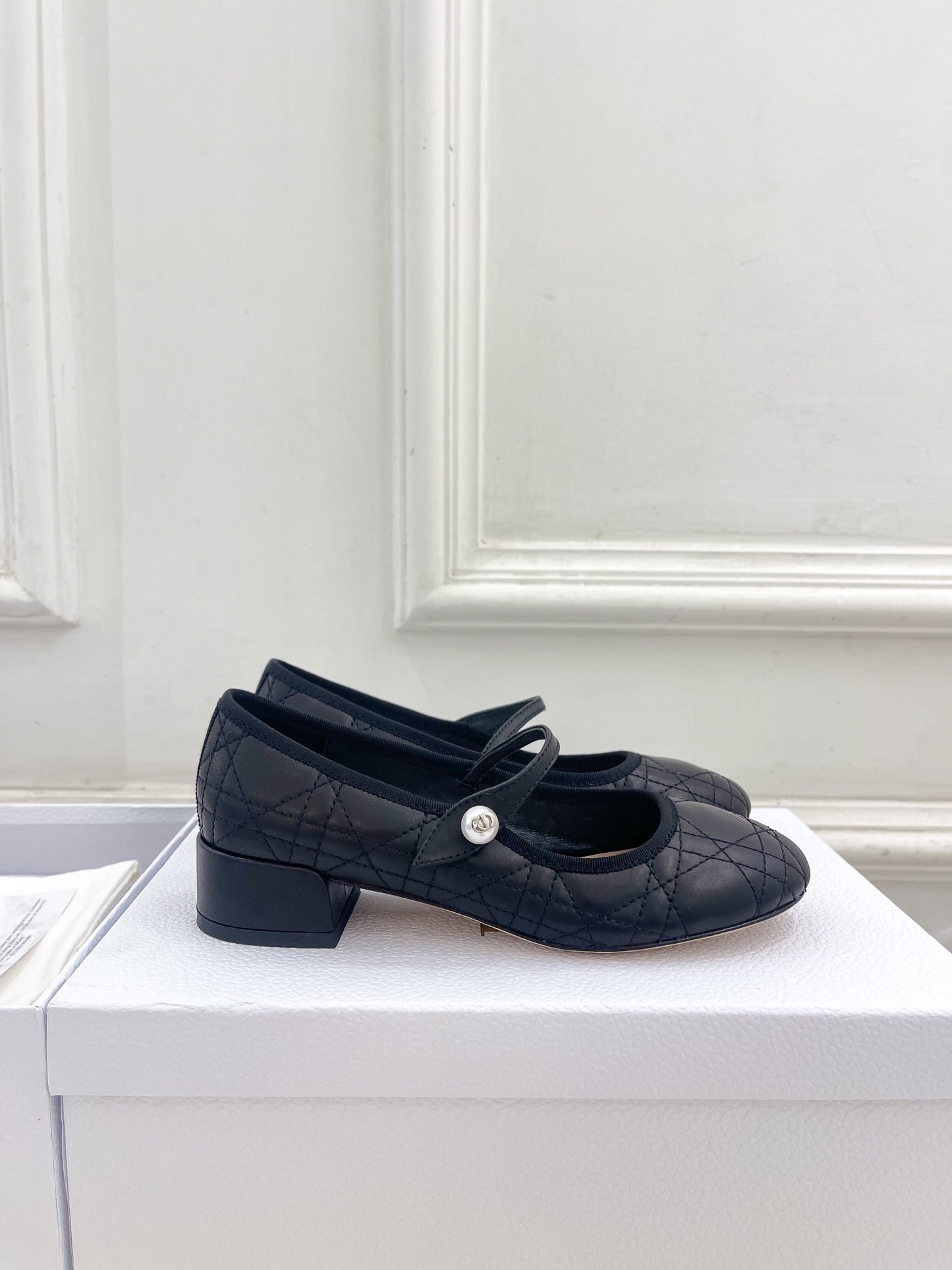 Dior Cannage Pearl Ballet Pumps – 2024 Early Spring Collection