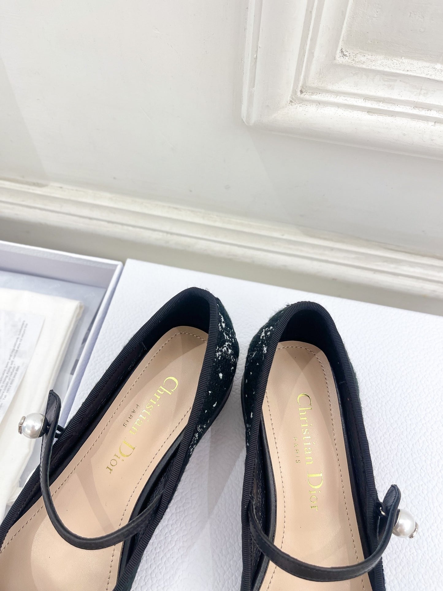 Dior Cannage Pearl Ballet Pumps – 2024 Early Spring Collection