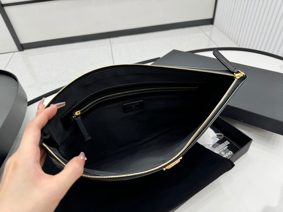 Chanel Classic Boy Clutch Bag