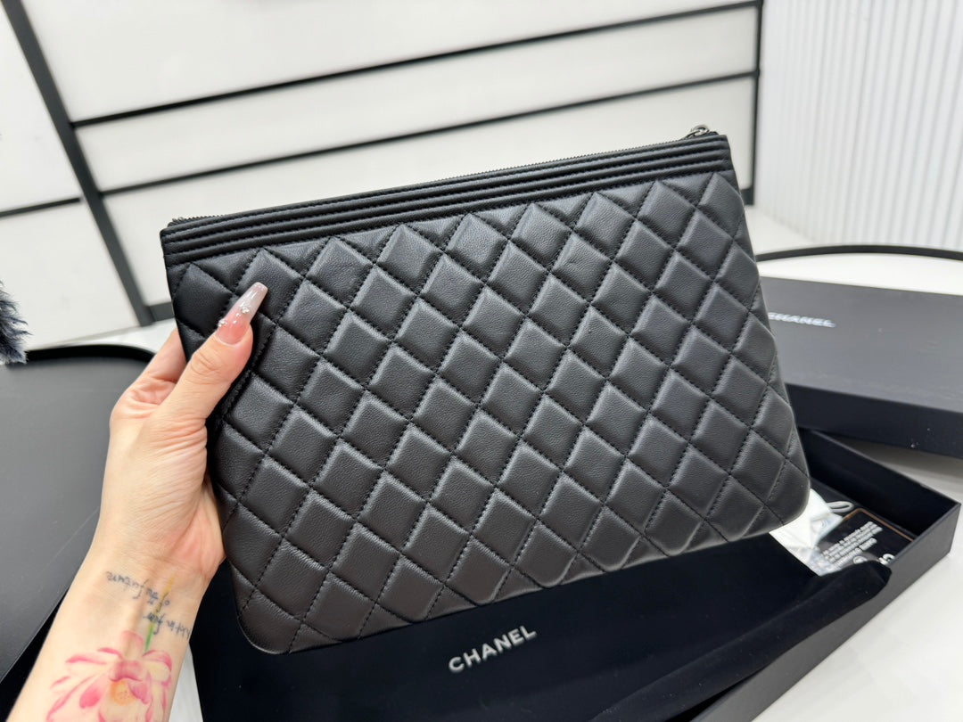 Chanel Classic Boy Clutch Bag