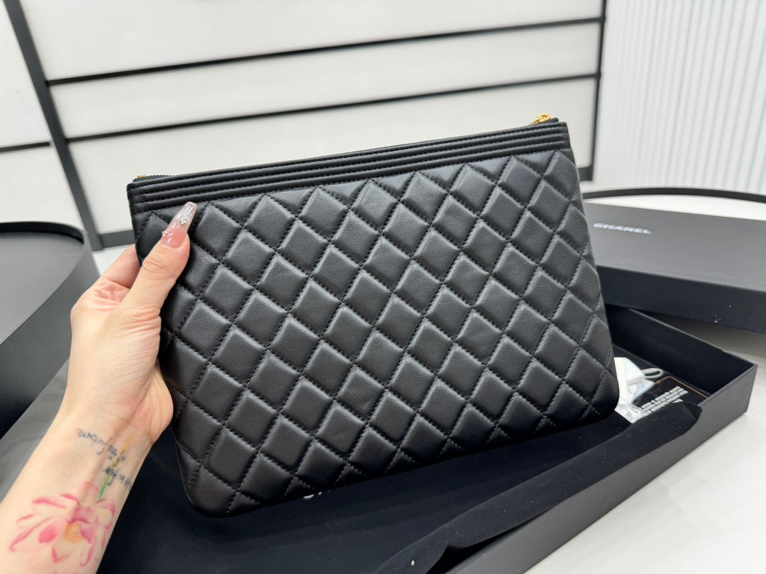 Chanel Classic Boy Clutch Bag