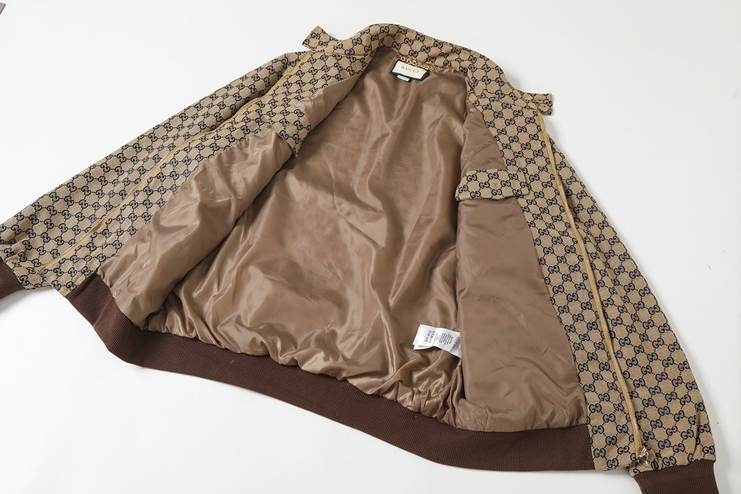 Gucci Double G Jacquard Stand Collar Jacket – 25FW