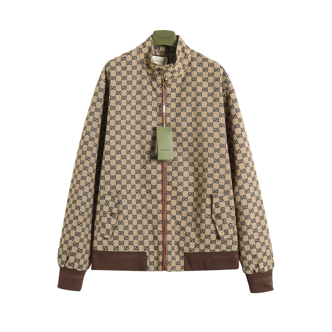 Gucci Double G Jacquard Stand Collar Jacket – 25FW