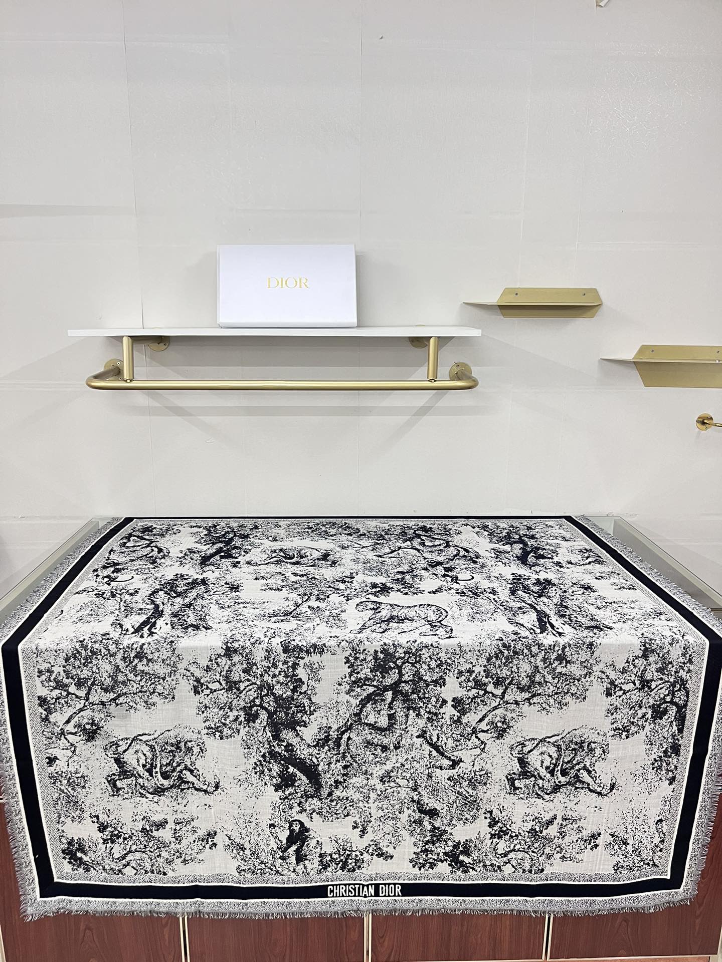 Dior Limited Edition Grey Shawl