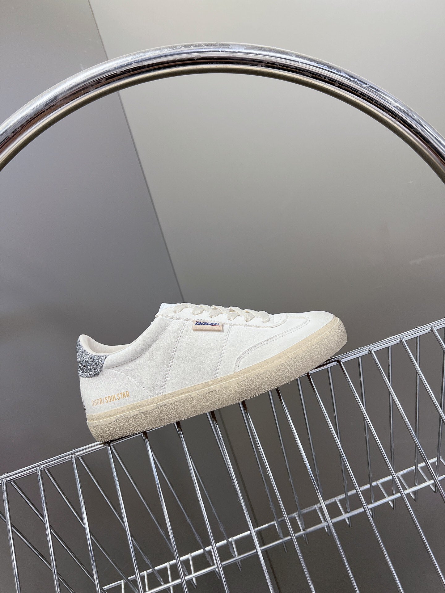 Golden Goose Distressed Leather Sneakers