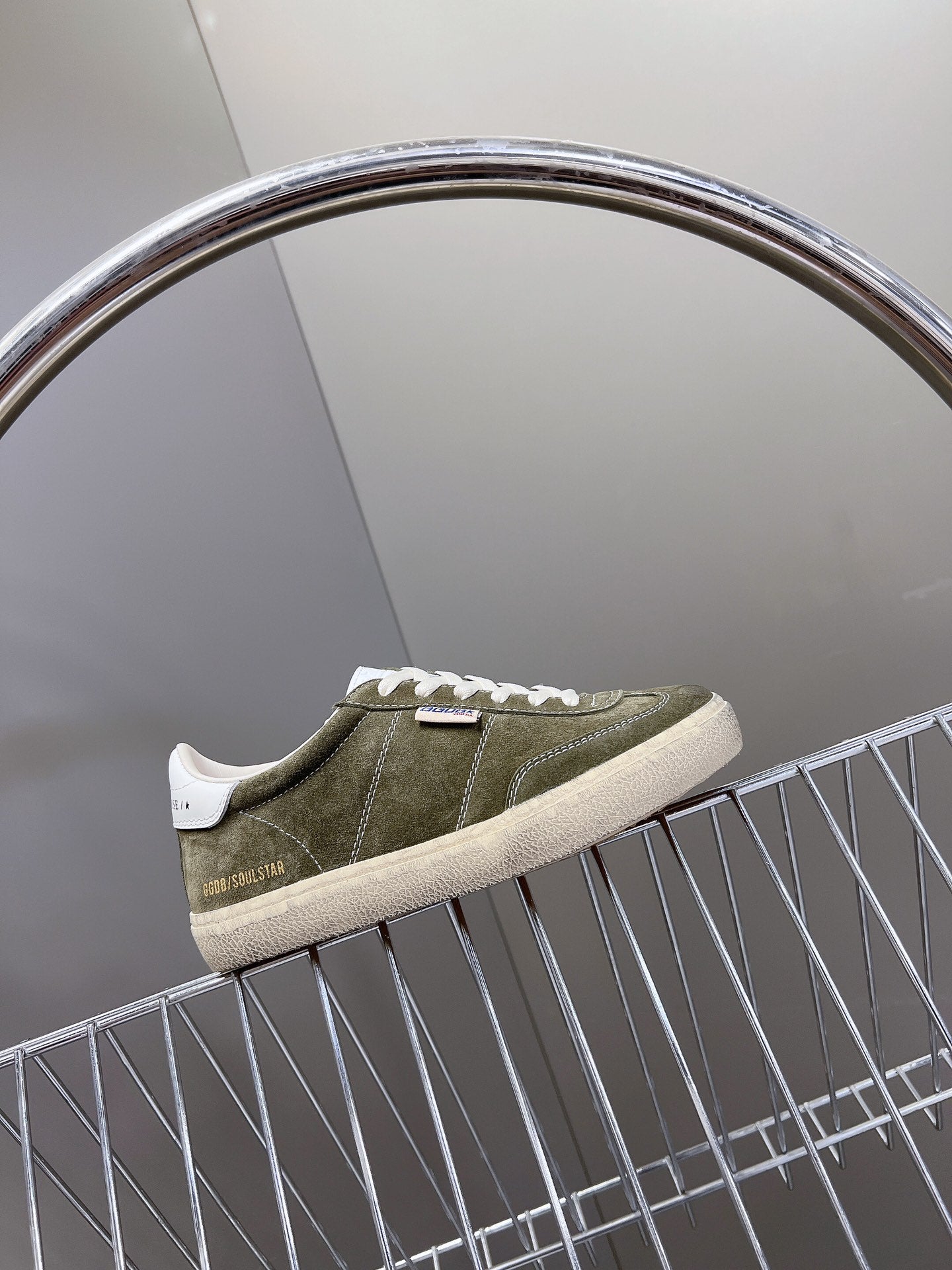 Golden Goose Distressed Leather Sneakers