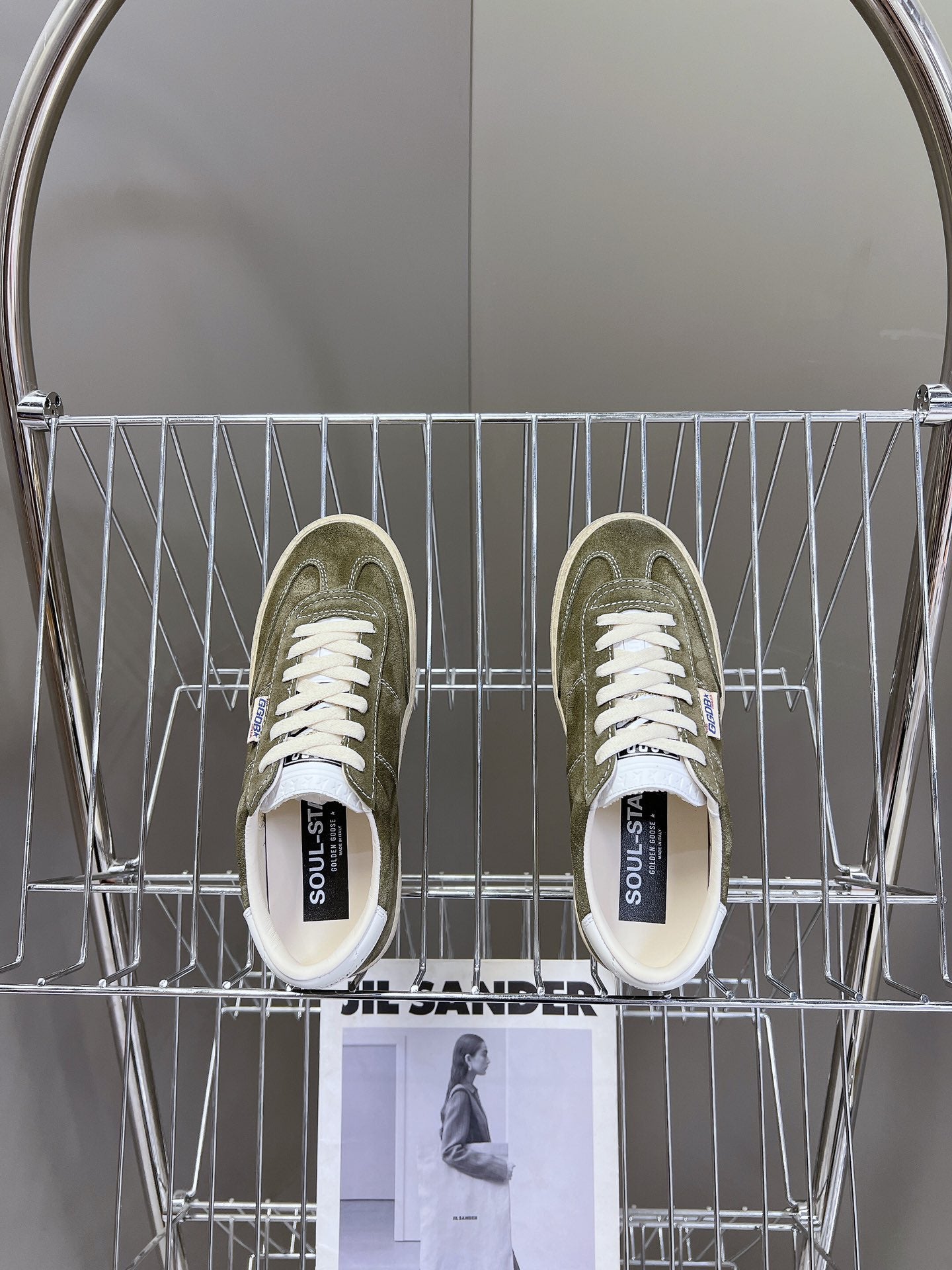 Golden Goose Distressed Leather Sneakers