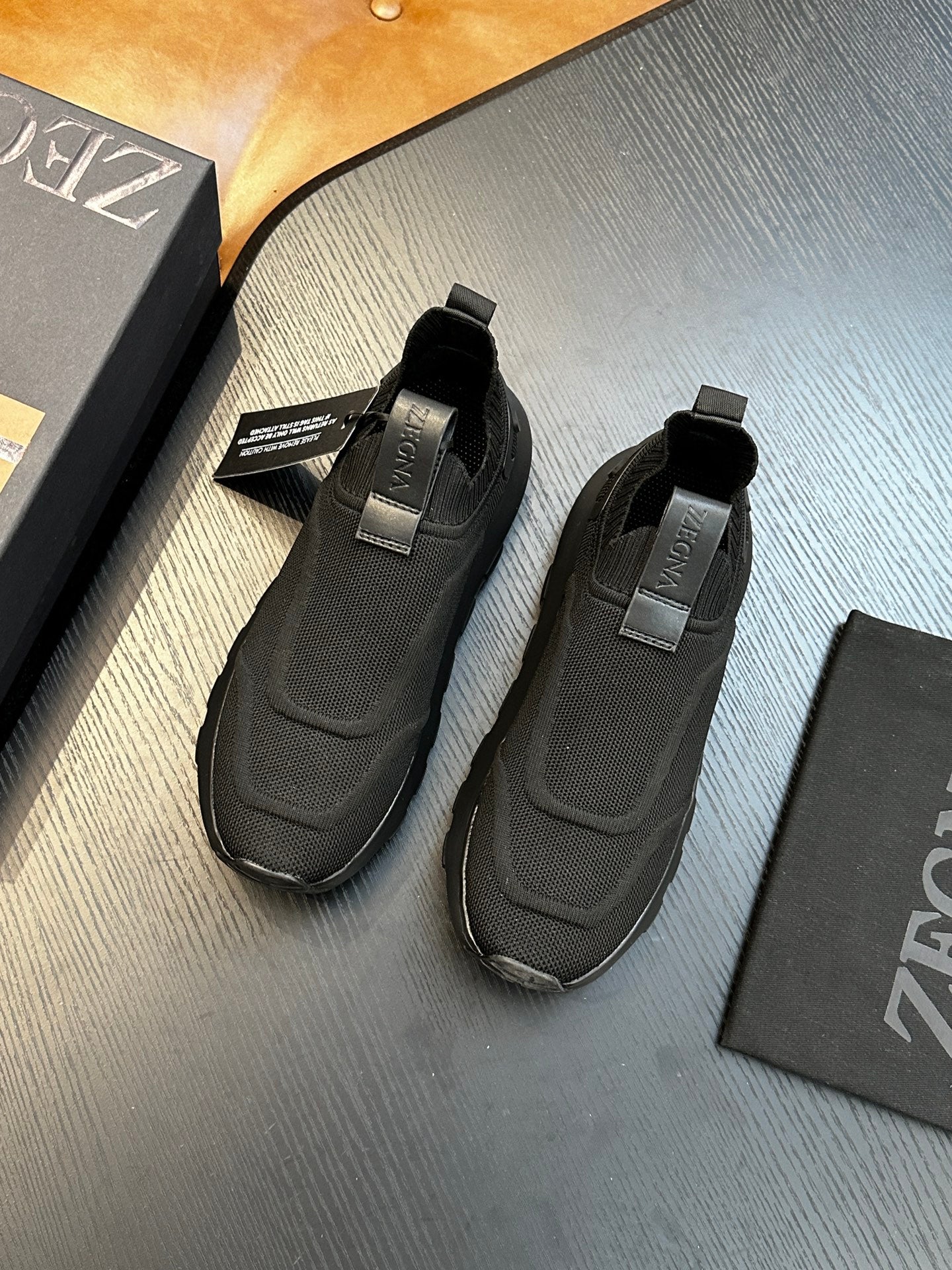 Zegna Techmerino Slip-On Sneakers