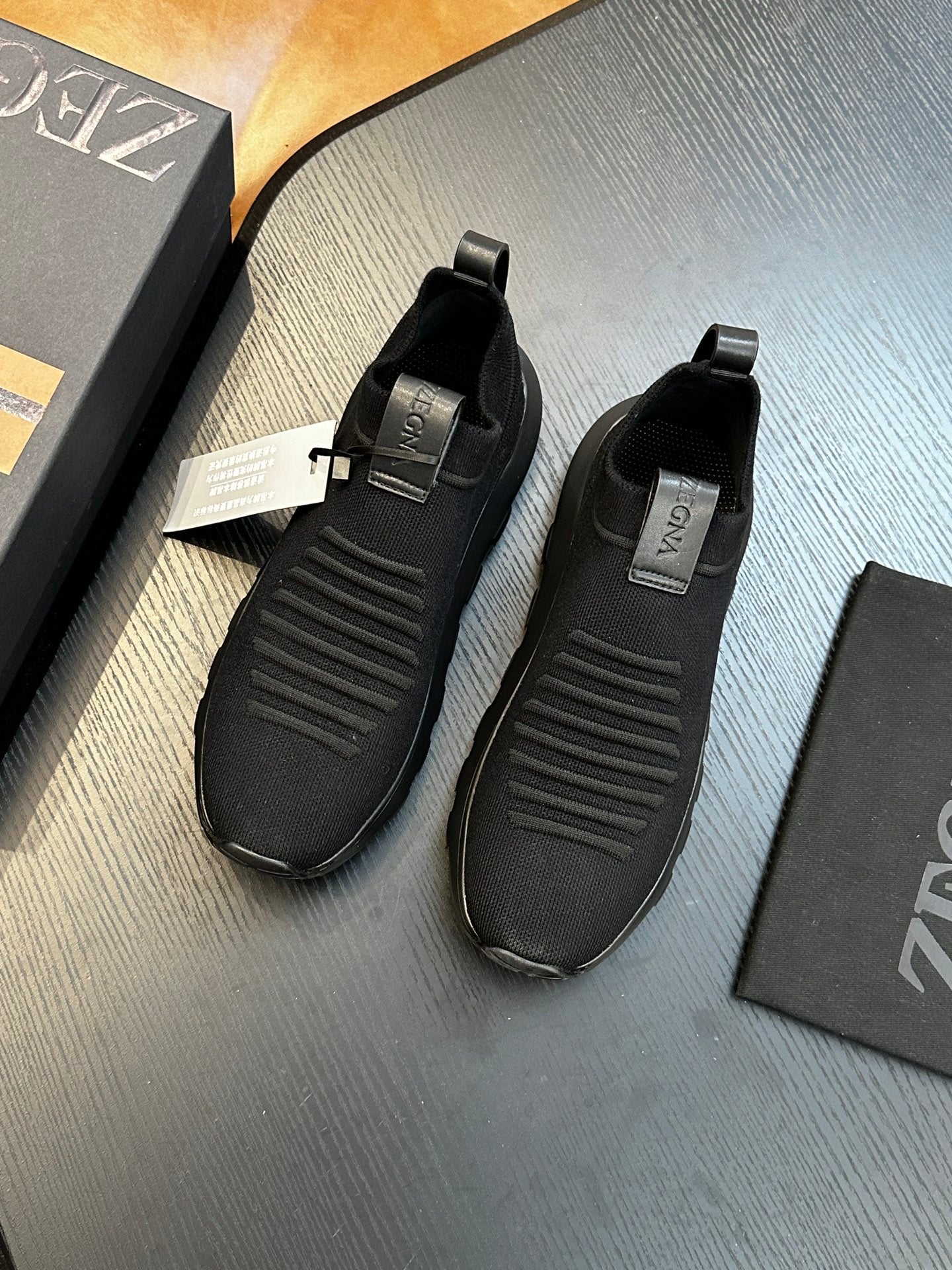 Zegna Techmerino Slip-On Sneakers