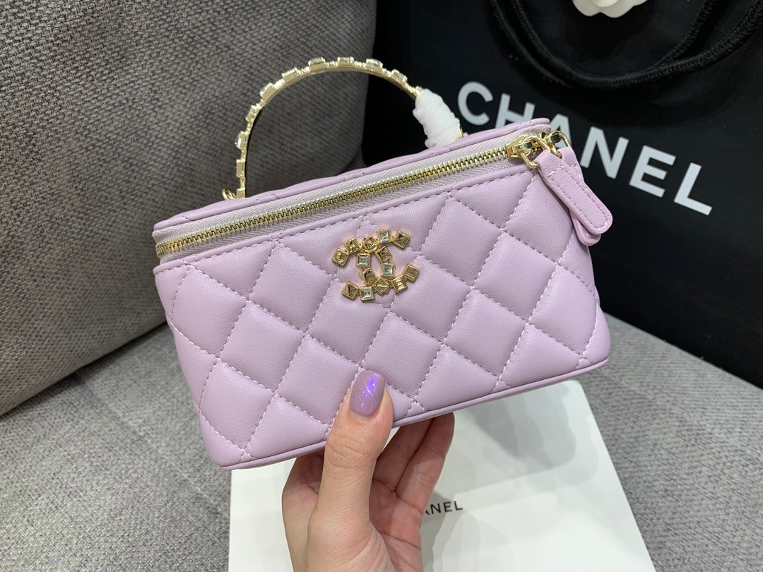 Chanel Crystal Embellished Handle Box Bag – 24P Collection