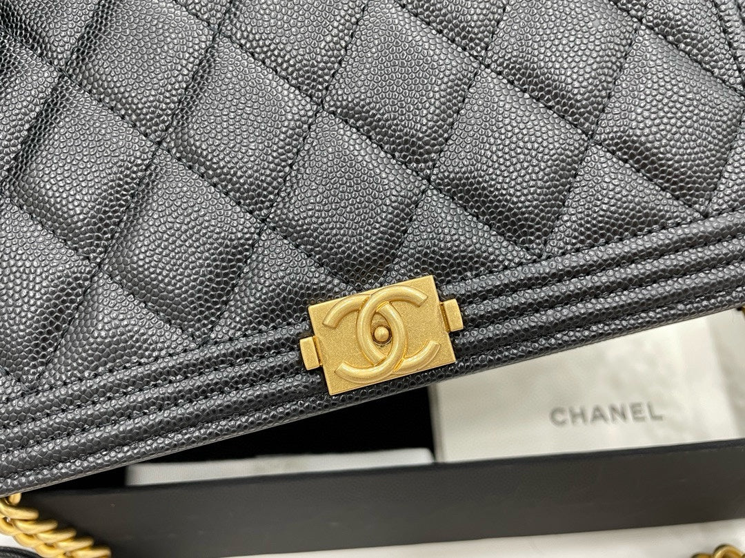 Chanel Boy WOC Pebbled Calfskin Bag – 2022 Collection