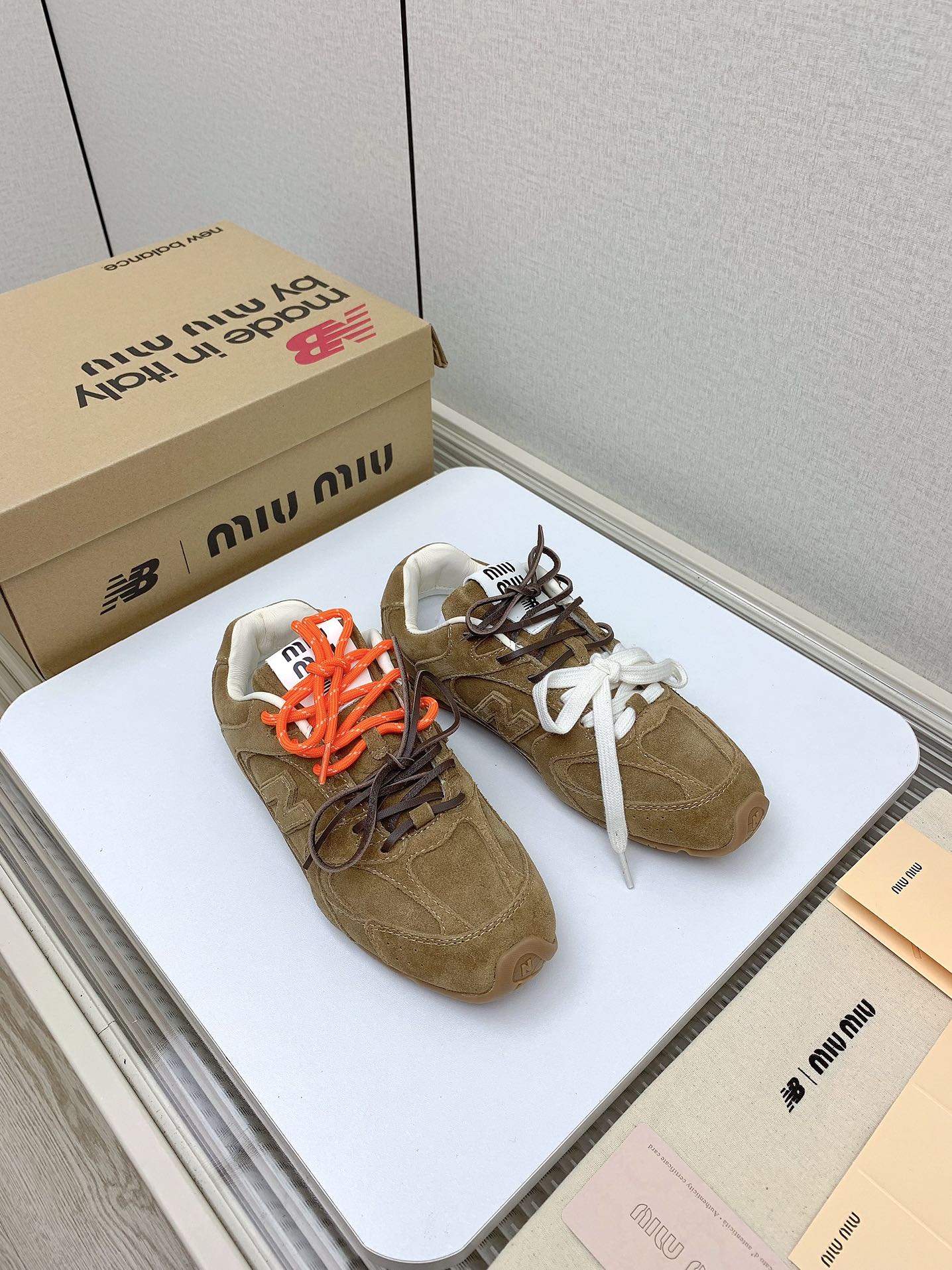 Miu Miu x New Balance Collaboration Runway Sneakers – 2024