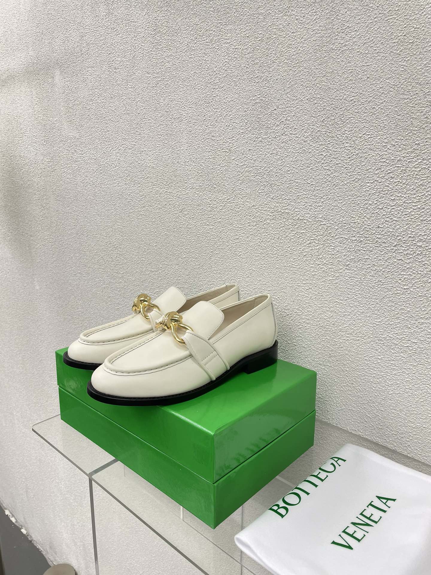 Bottega Veneta Astaire Metal Knot Loafers – 2024SS