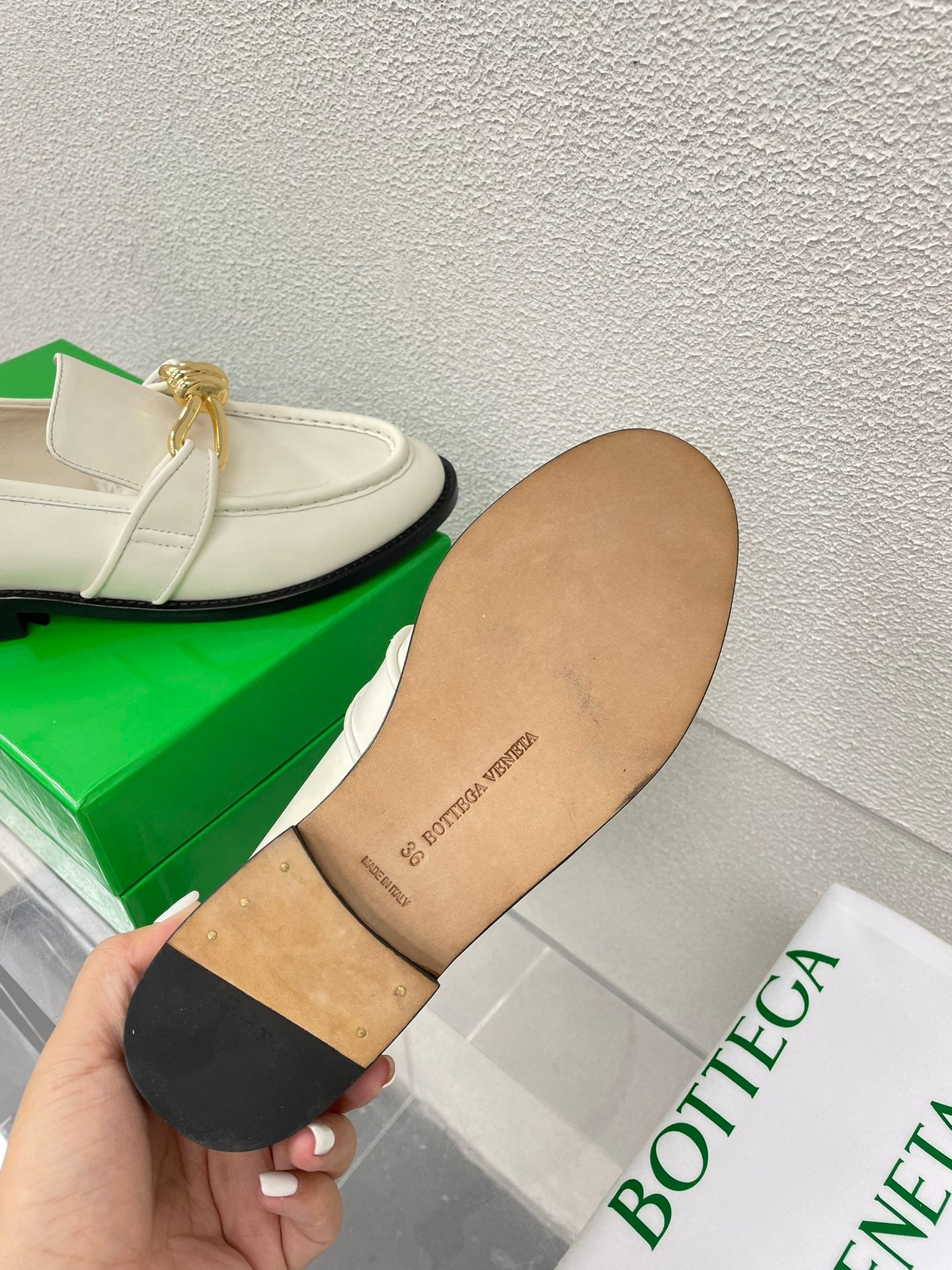 Bottega Veneta Astaire Metal Knot Loafers – 2024SS