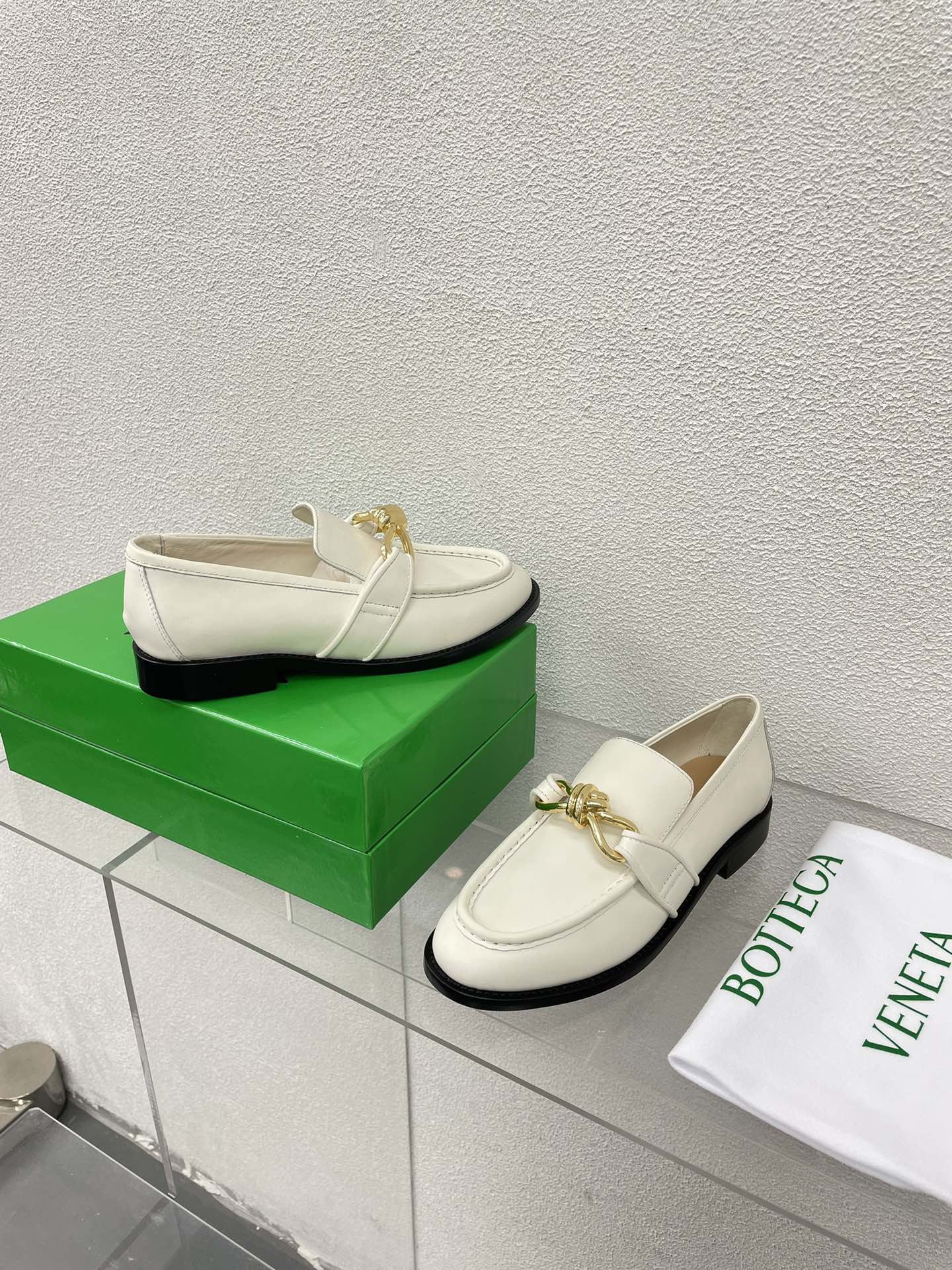Bottega Veneta Astaire Metal Knot Loafers – 2024SS