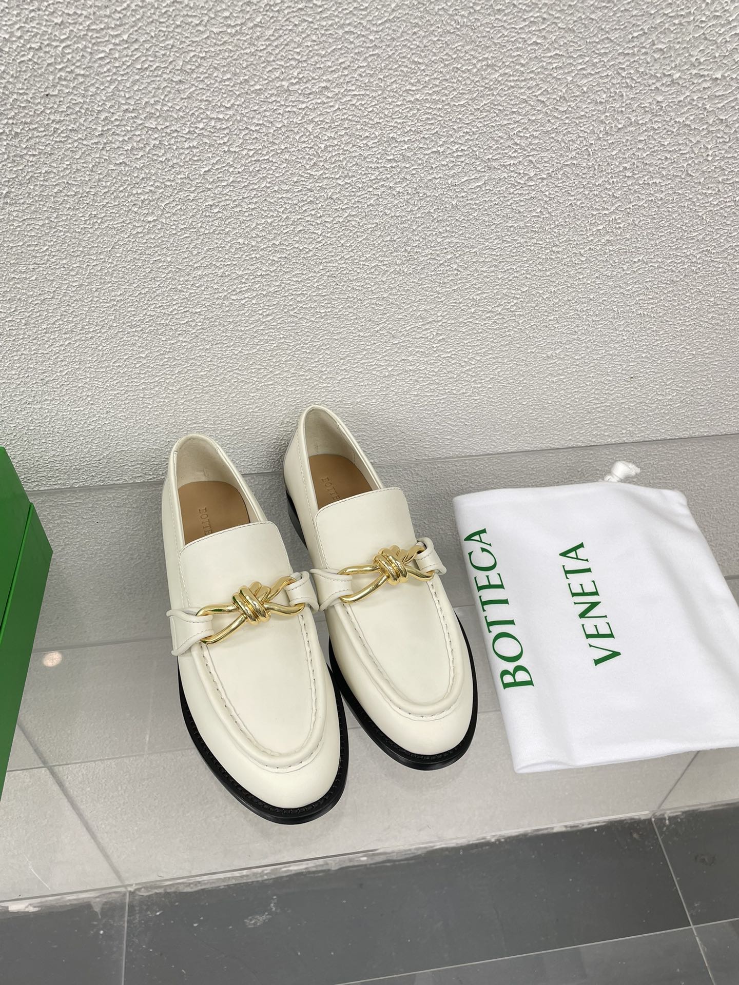 Bottega Veneta Astaire Metal Knot Loafers – 2024SS