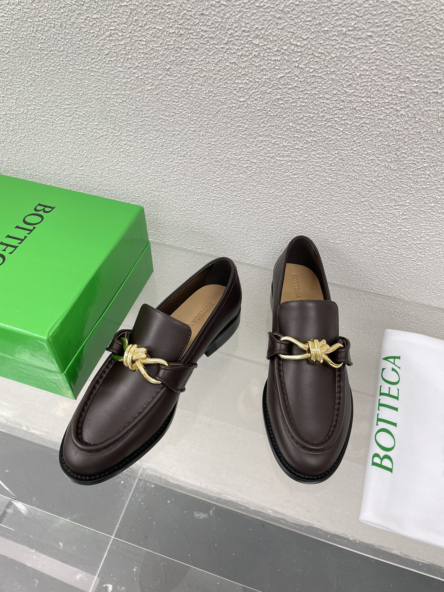 Bottega Veneta Astaire Metal Knot Loafers – 2024SS