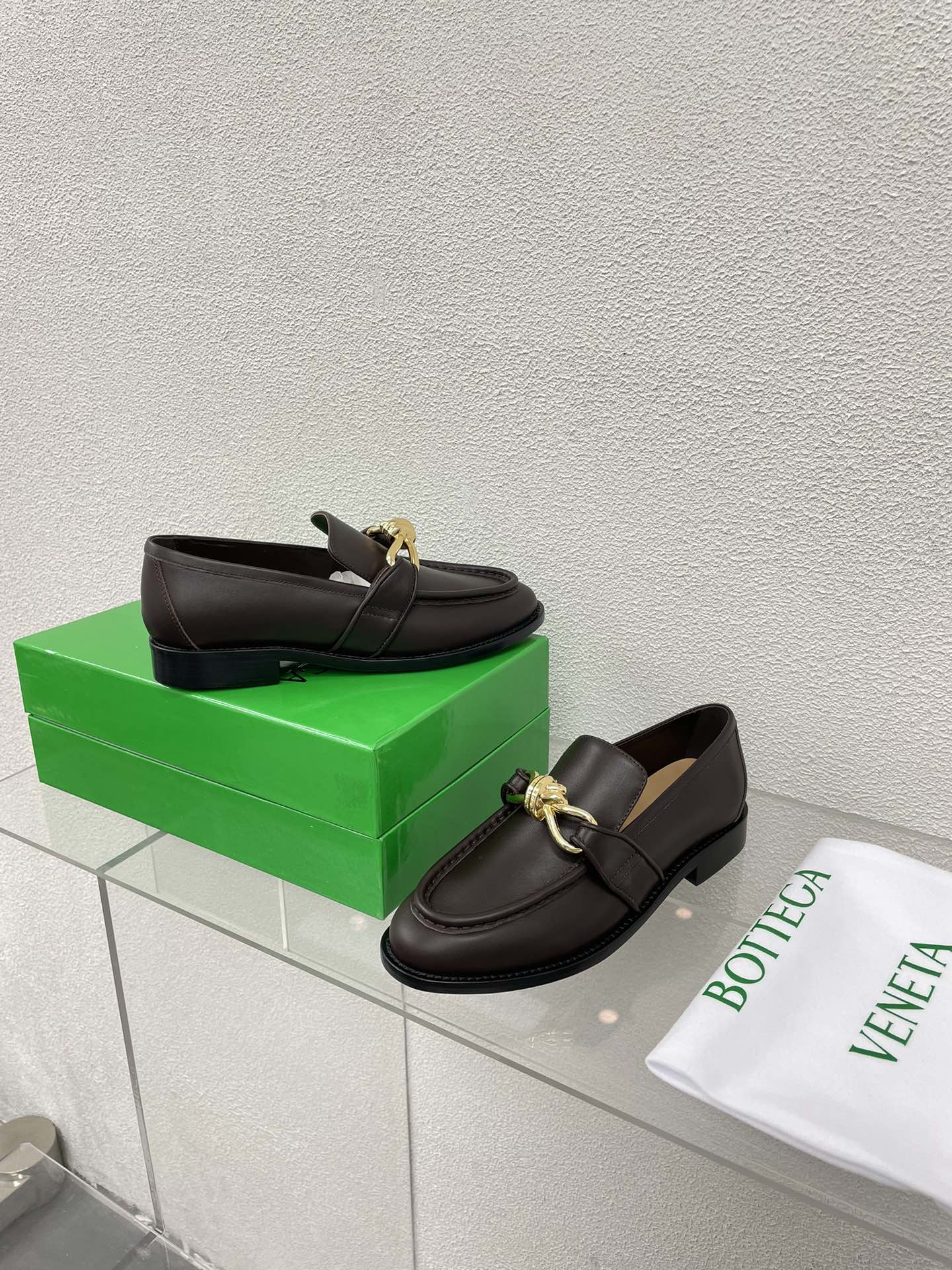 Bottega Veneta Astaire Metal Knot Loafers – 2024SS