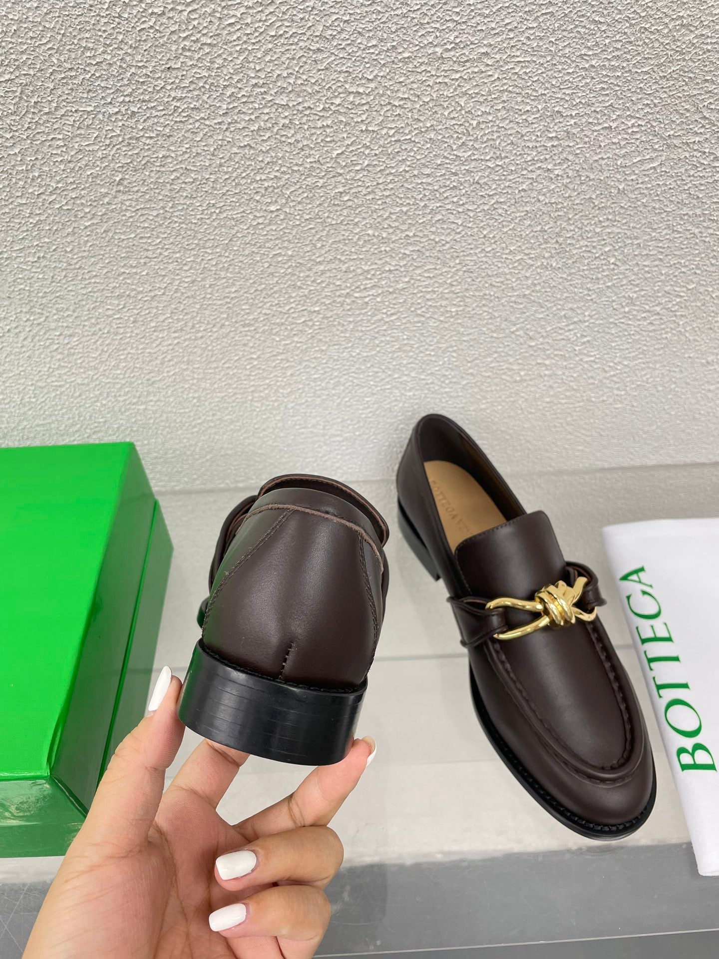 Bottega Veneta Astaire Metal Knot Loafers – 2024SS