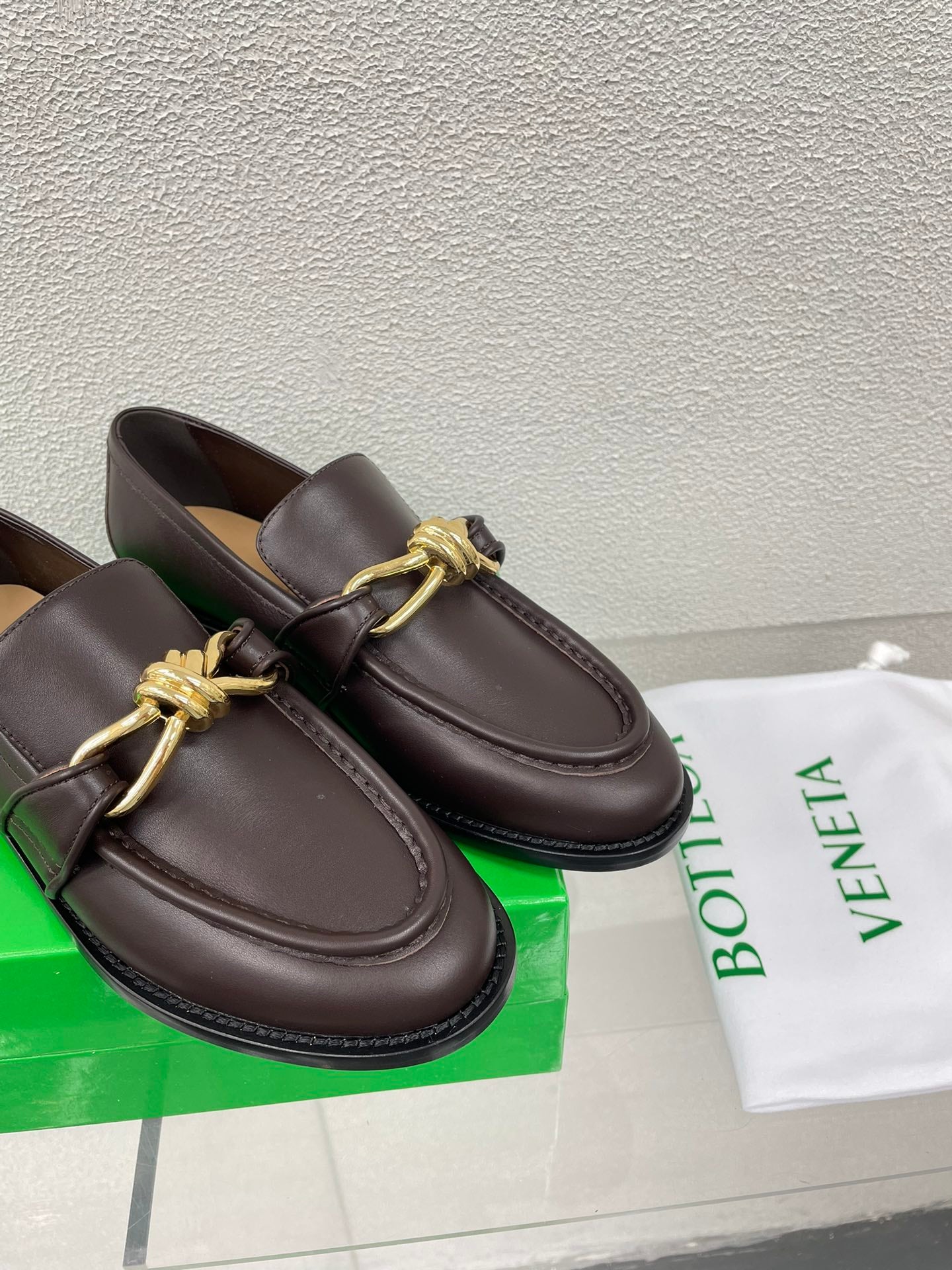 Bottega Veneta Astaire Metal Knot Loafers – 2024SS