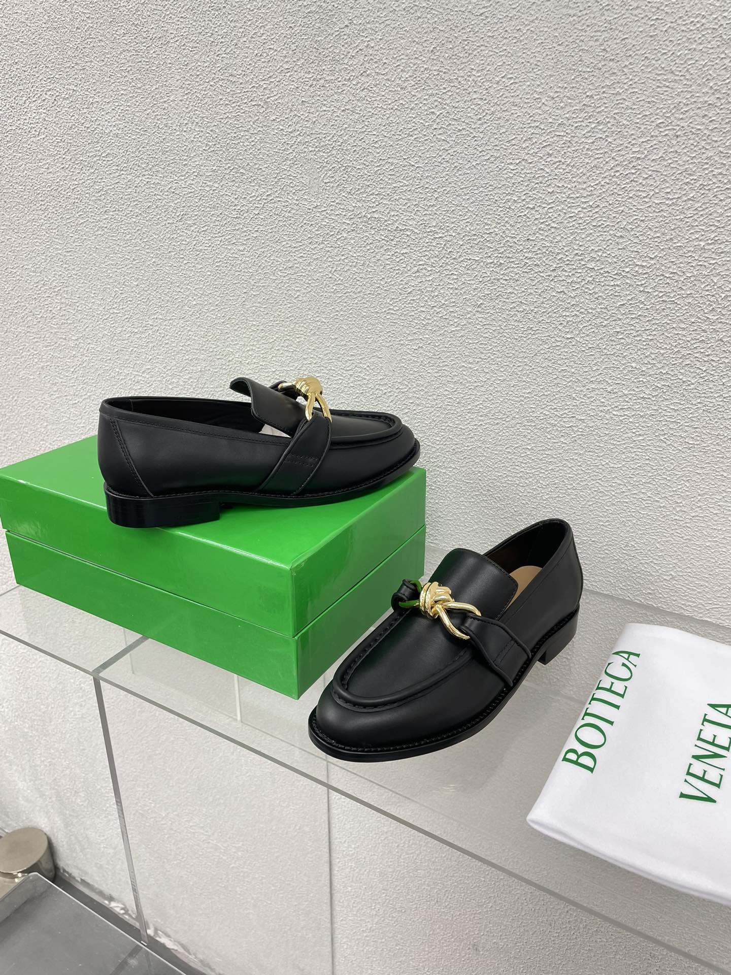 Bottega Veneta Astaire Metal Knot Loafers – 2024SS