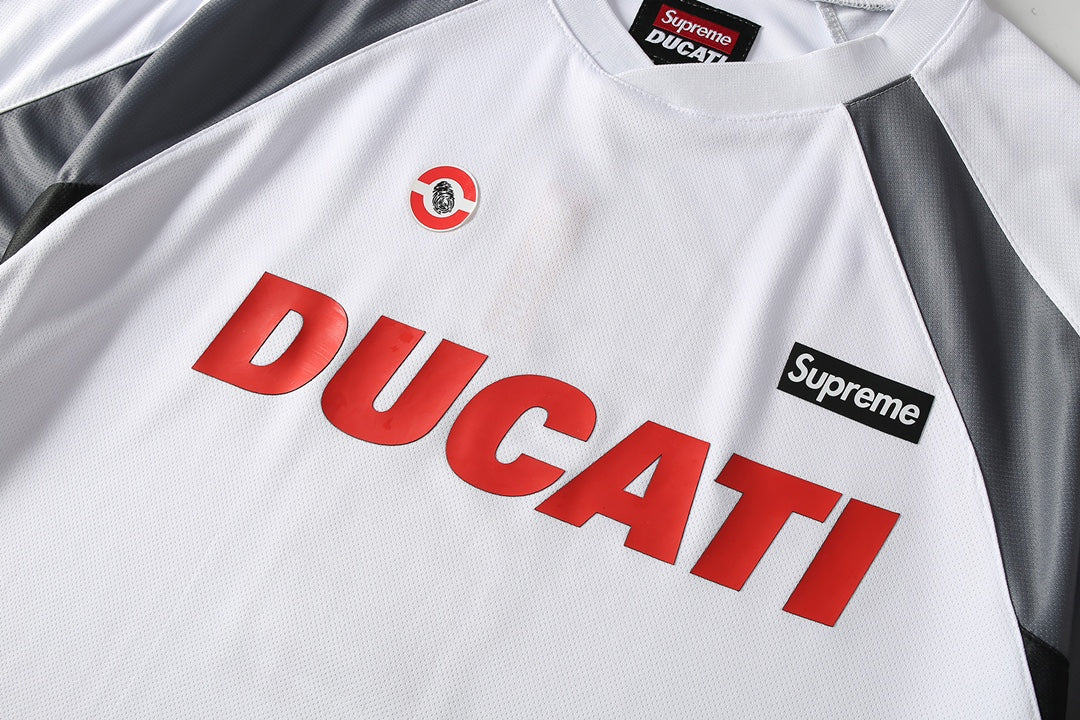 Supreme x Ducati Silicone Leather Logo Jersey – SS24 Week 16