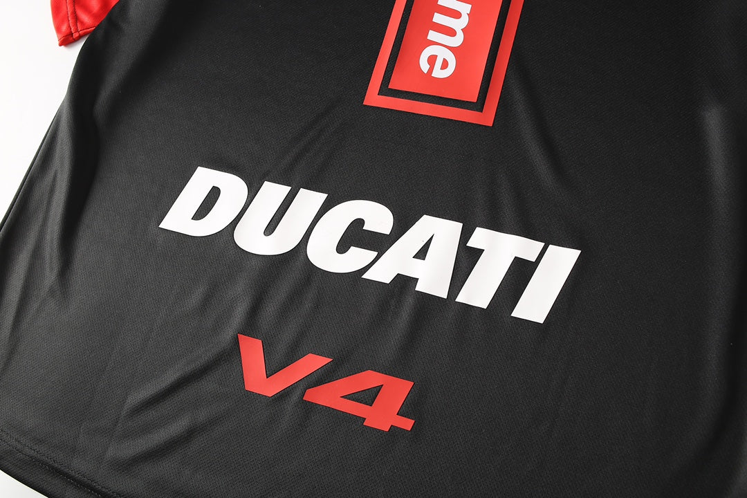 Supreme x Ducati Silicone Leather Logo Jersey – SS24 Week 16