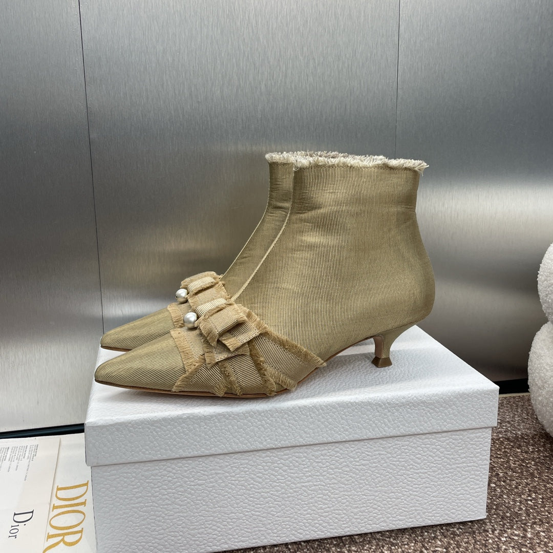 Dior J'Adior Adiorble Tassel Ankle Boots – 2024 Fall/Winter Collection