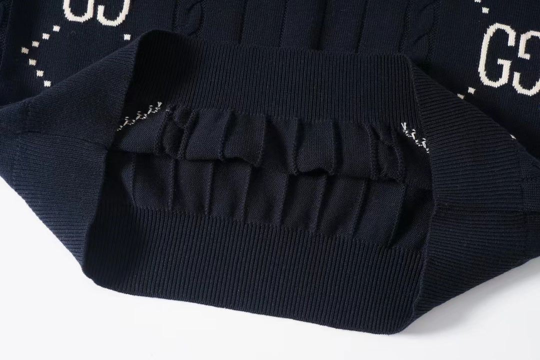 Gucci Double G Knit Polo Sweater – 2024 Collection