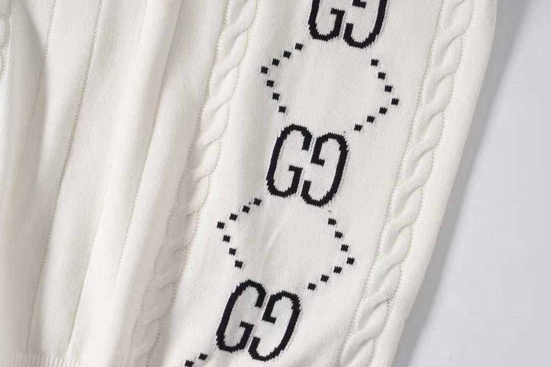 Gucci Double G Knit Polo Sweater – 2024 Collection