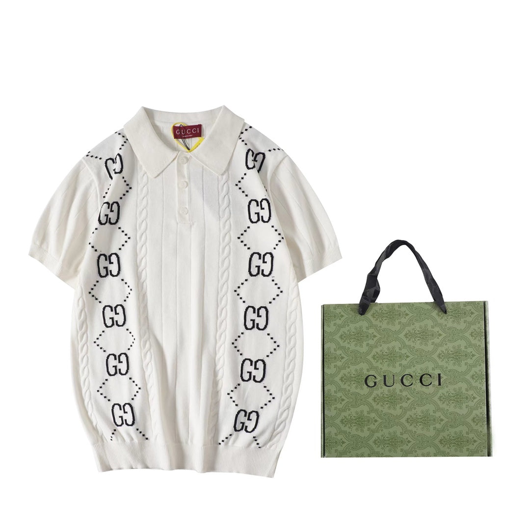 Gucci Double G Knit Polo Sweater – 2024 Collection