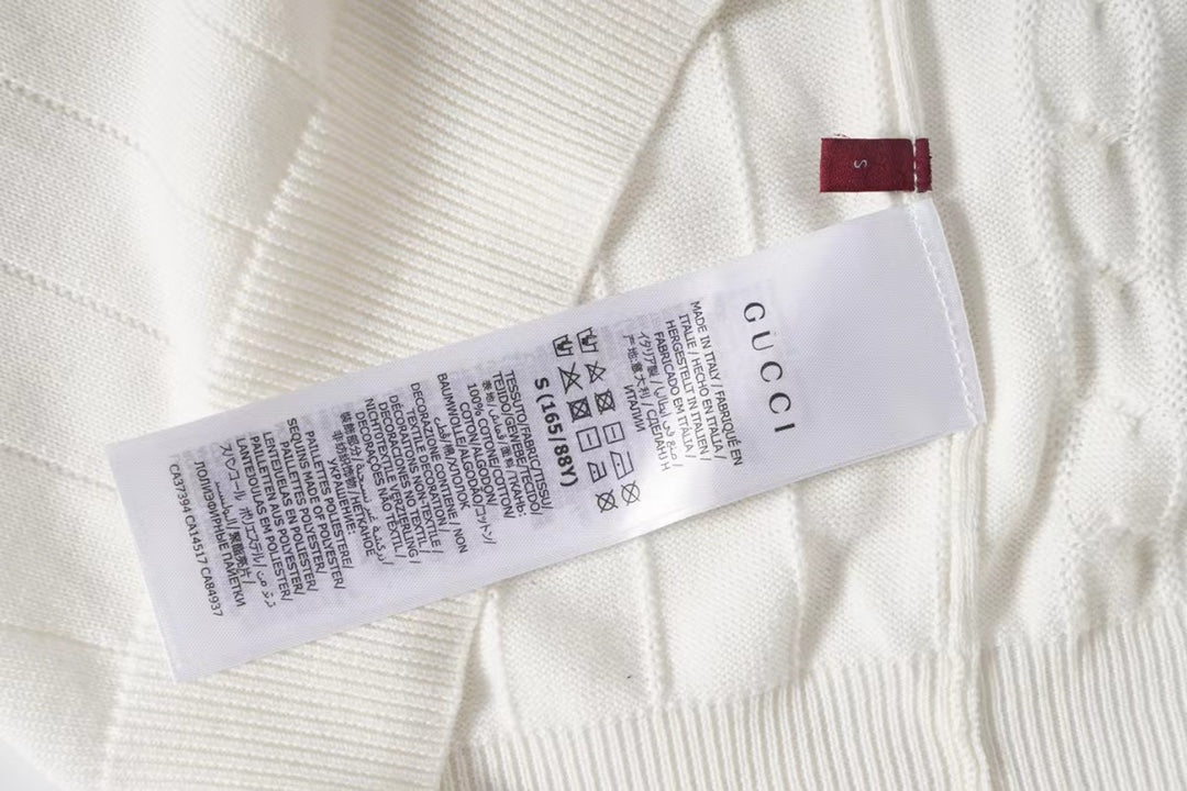 Gucci Double G Knit Polo Sweater – 2024 Collection