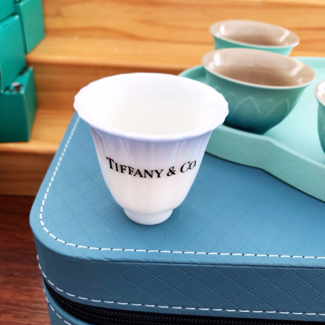 Tiffany & Co. Gradient Ceramic Travel Tea Set