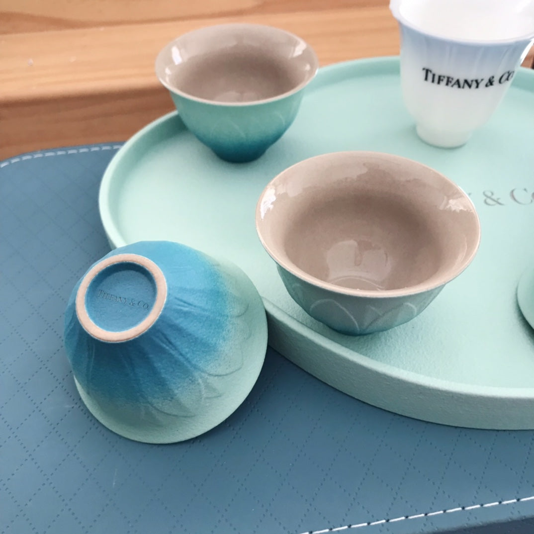 Tiffany & Co. Gradient Ceramic Travel Tea Set
