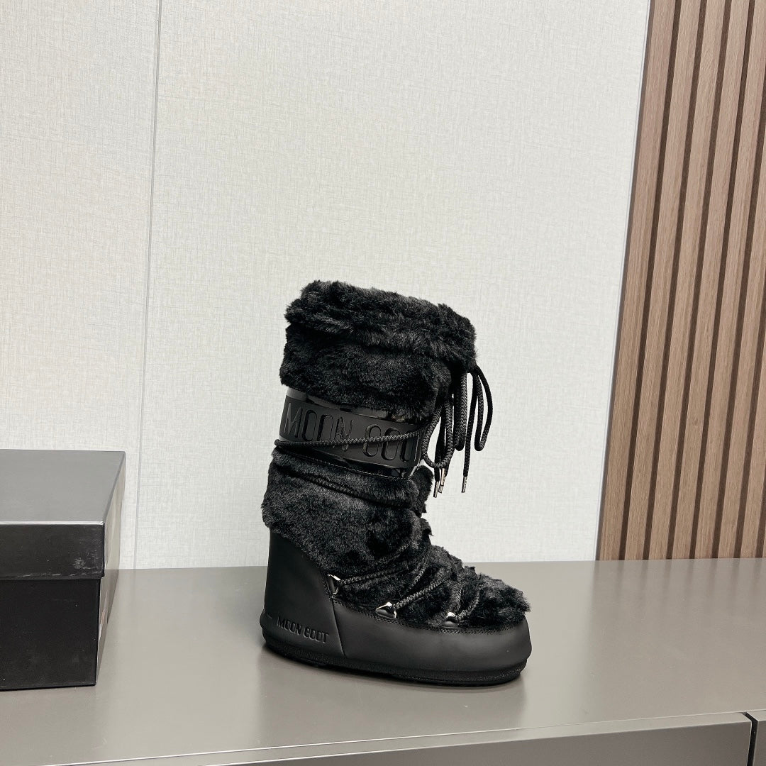 Moon Boot Fluffy Y2K Snow Boots – 2024FW