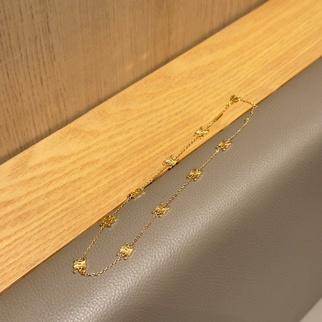 Celine Triomphe Pendant Necklace