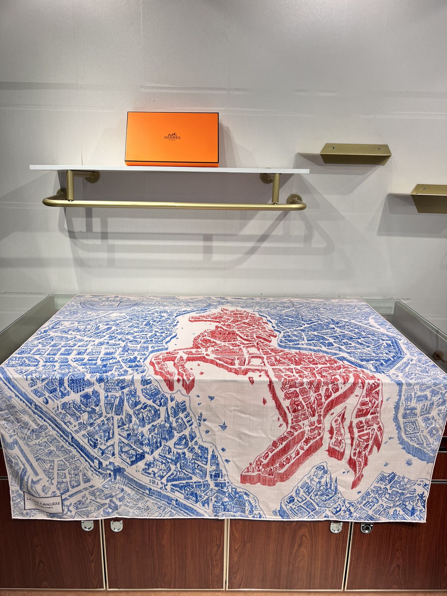 Hermès City of Horses Double-Sided Silk Cashmere Scarf – 2024 Collection