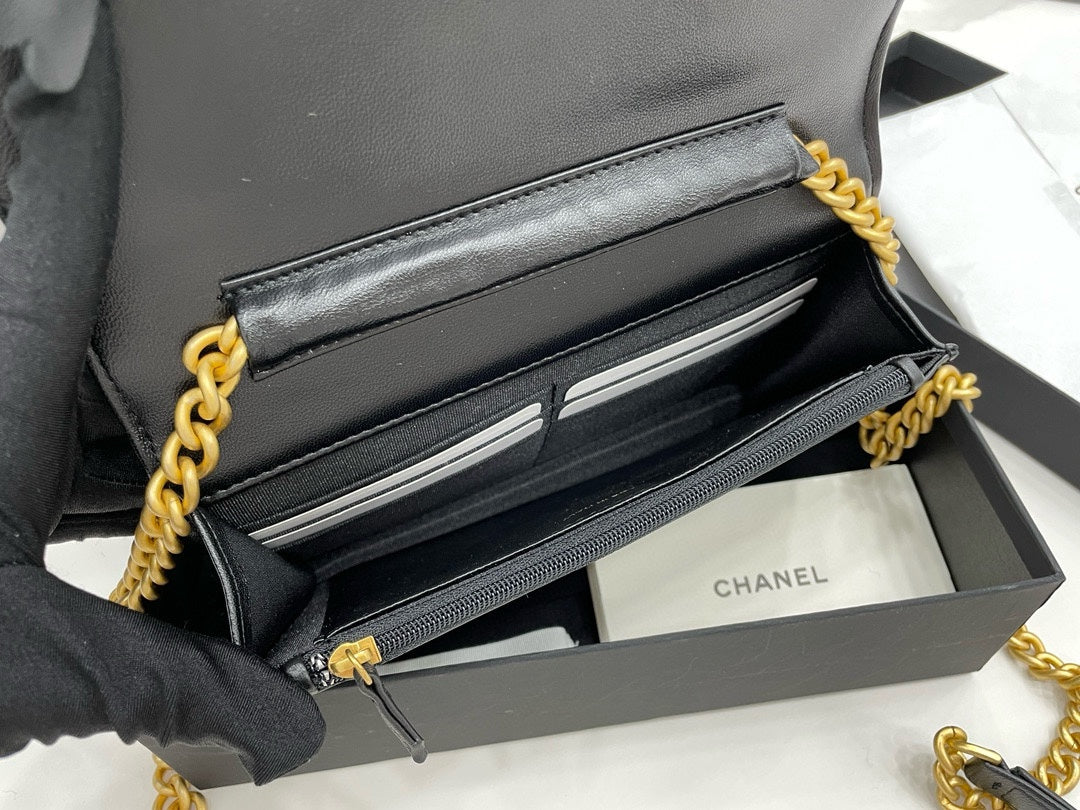 Chanel Boy WOC Lambskin Crossbody Bag – 2022 Collection