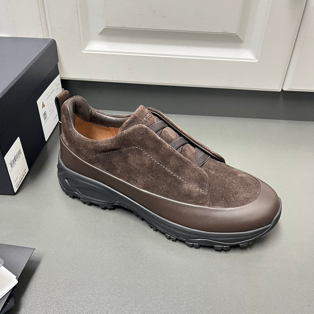 Zegna Triple Stitch™ Monte Perforated Casual Shoes