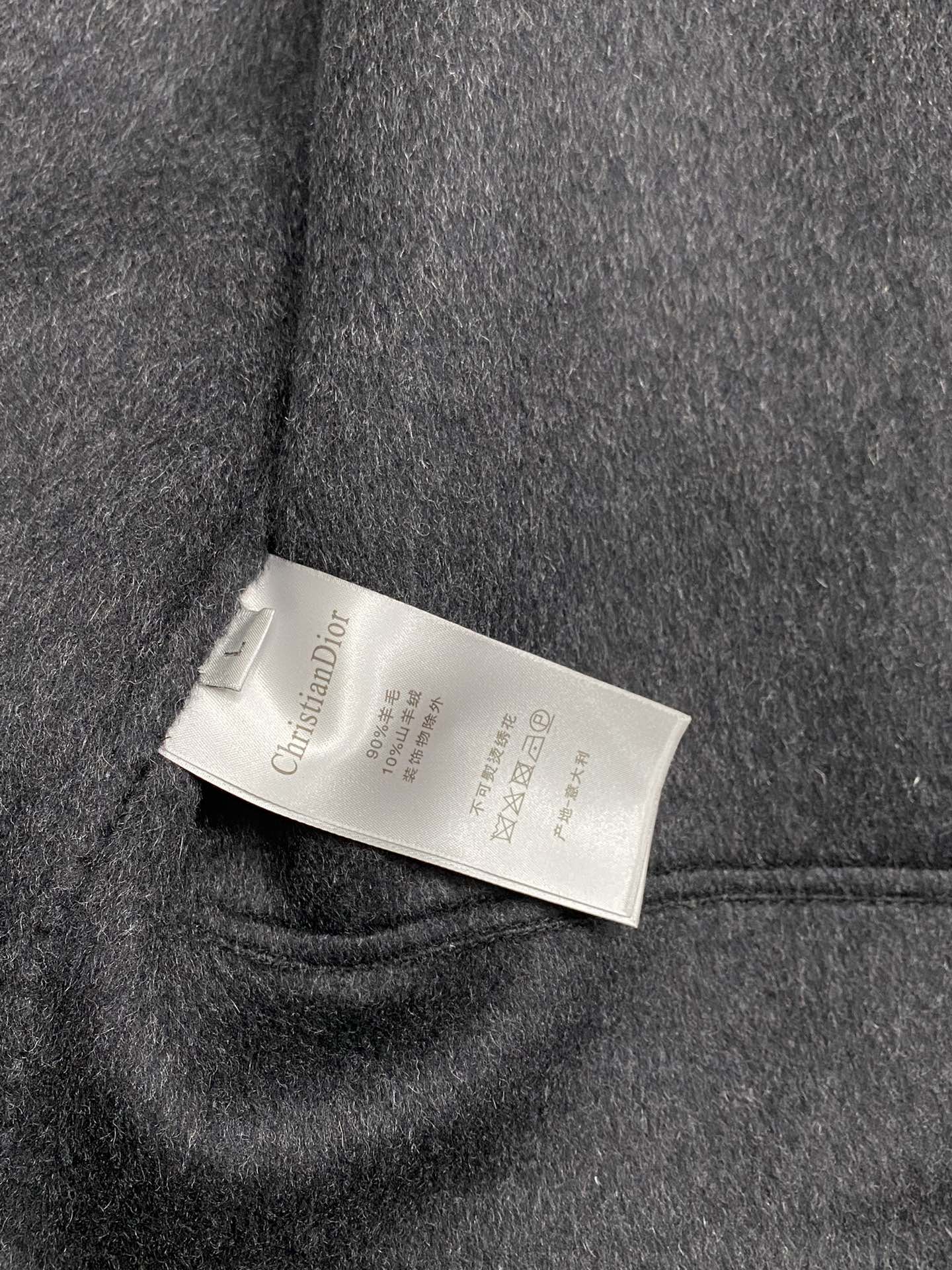 Dior Men's Classic Lambswool Short Coat